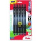 PENTEL GEL INK PEN PENTEL BL107 ENERGEL X GEL INK PEN - BLACK, (PACK OF 12)
